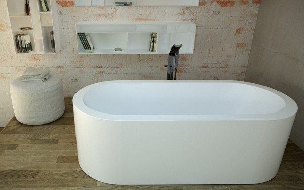 Deep soaking bathtub by Dimasi