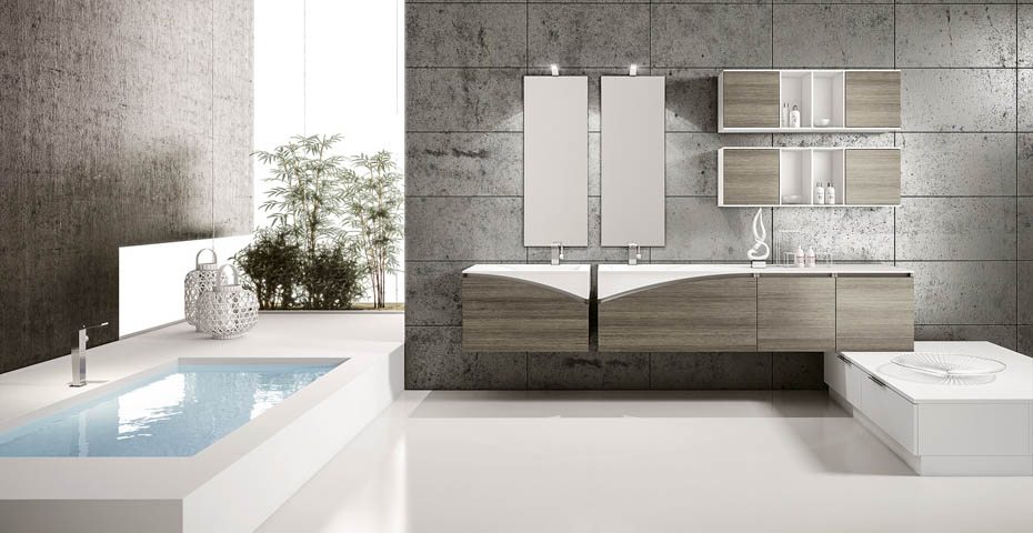 Modern bathroom vanities