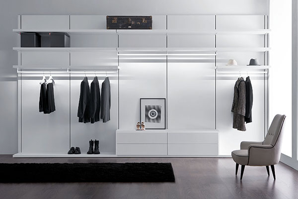 Pianca antiprima walk in closet