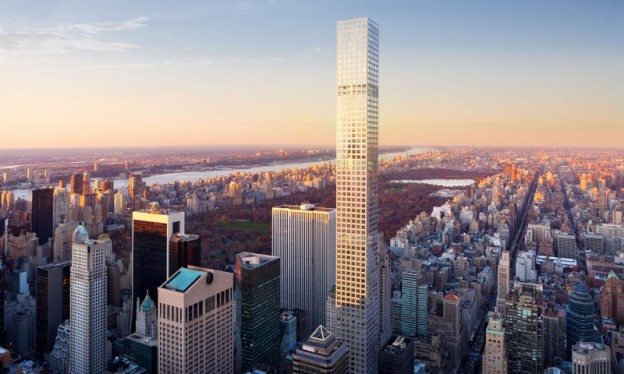 New York's 432 Park Avenue is the third tallest residential building in the world.