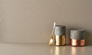 Fall design trends raw concrete countertop color from Caesarstone classico collection