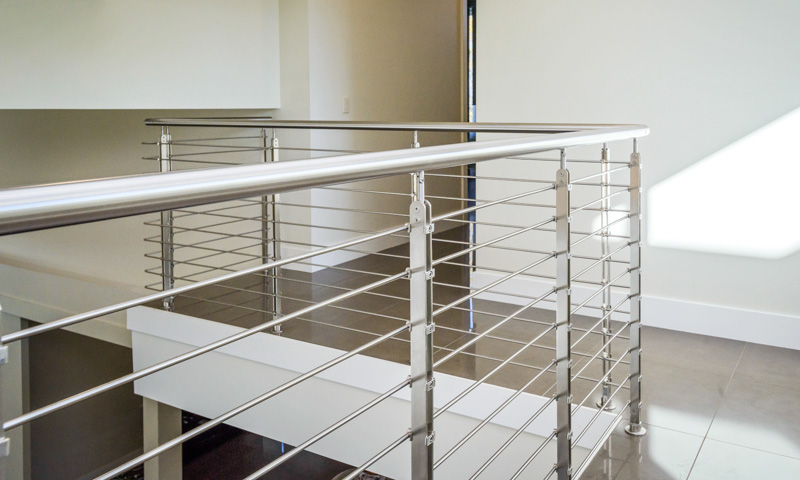 Custom curved staircase by CAST Tekna Jazz collection