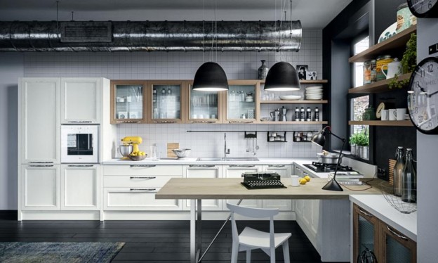 contemporary european kitchen