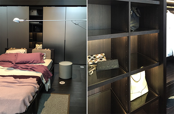 Interior design trends, Pianca closet design, salone del mobile