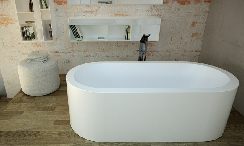 Freestanding tubs & open showers