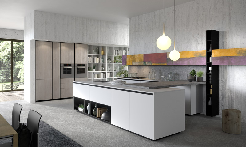 how design open kitchen