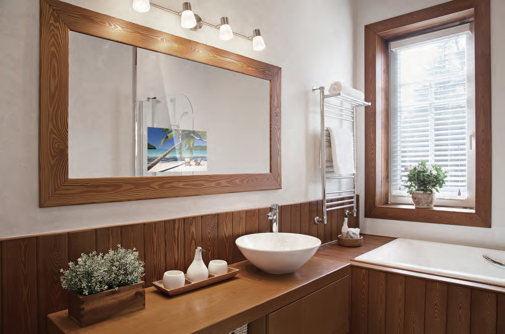 Wall-mounted heated towel rack