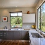 gray kitchen cabinets