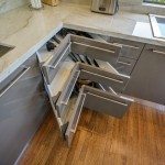 gray kitchen cabinets