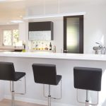 custom bar design white gray