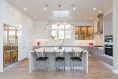 modern white kitchen