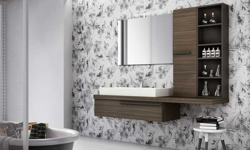 modern bathroom mirrors and lamps