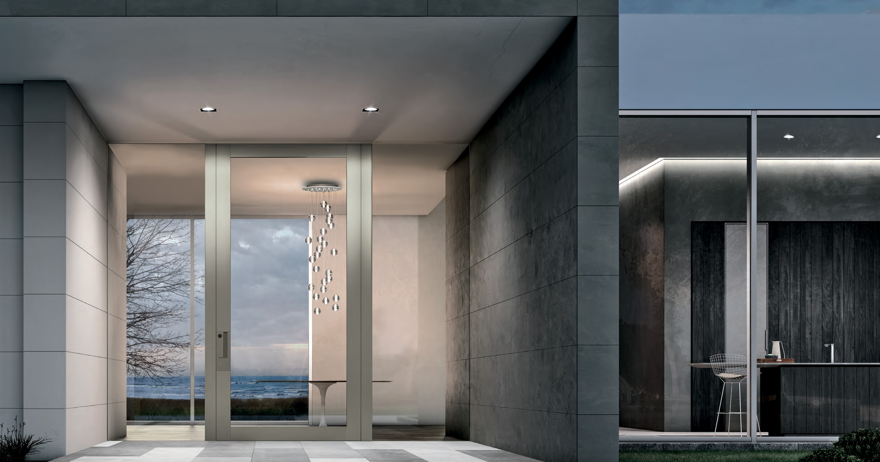 The Most Beautiful Modern Glass Front Door You’ve Ever Seen