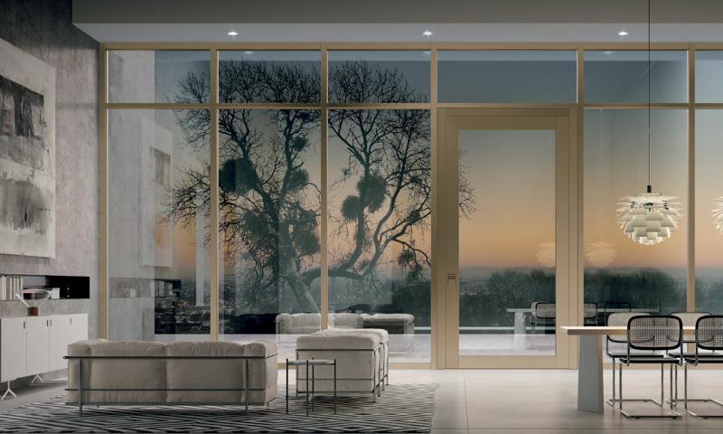 oikos nova modern glass front door