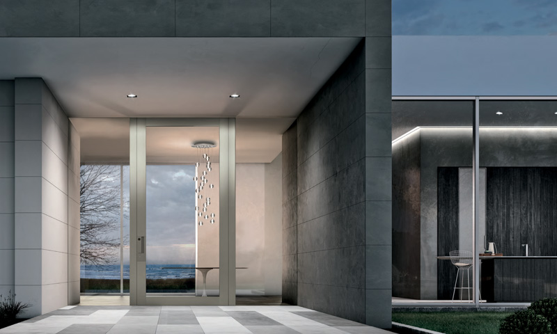 oikos nova modern glass front door