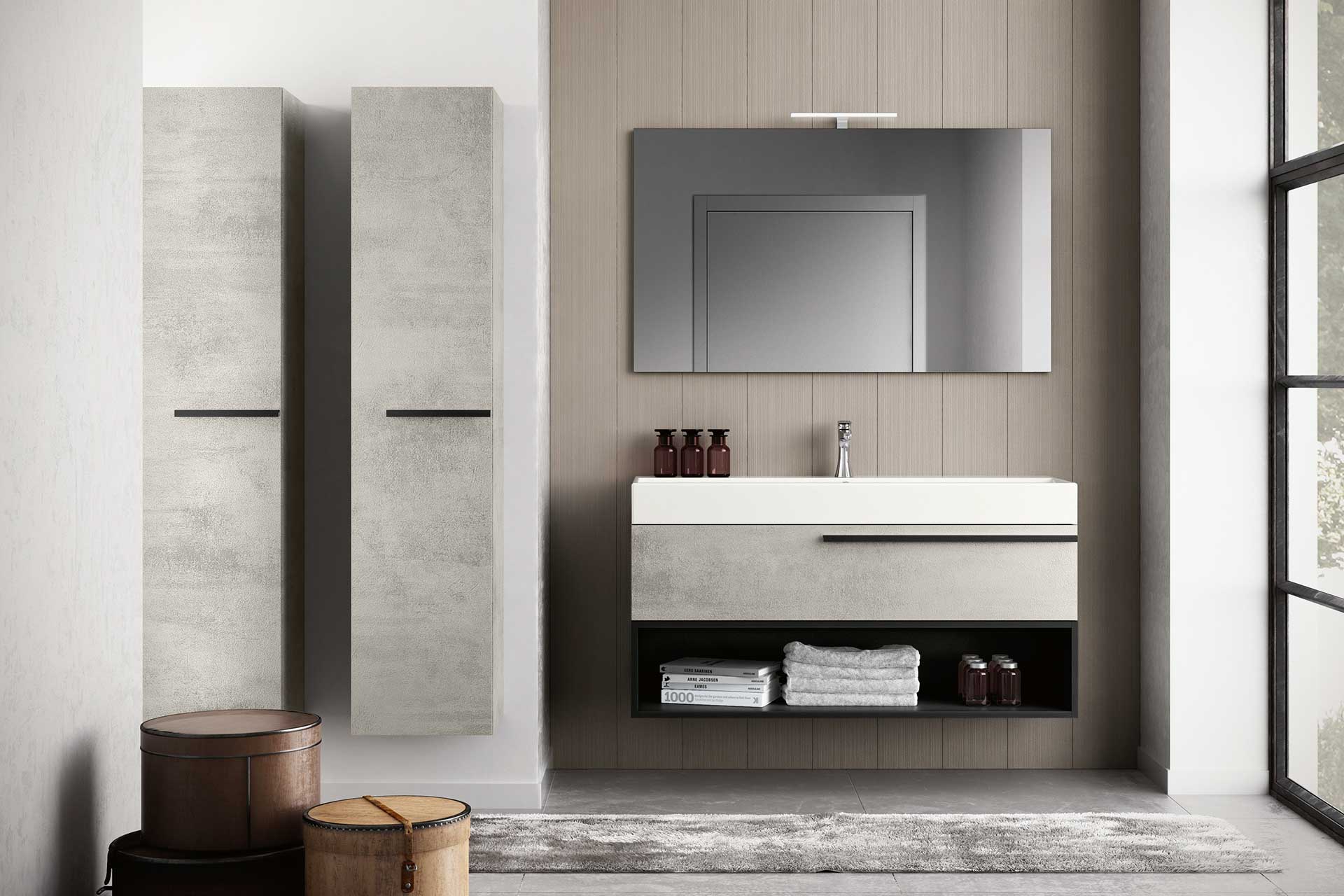 Floating Bathroom Vanities – Matrix | European Cabinets & Design