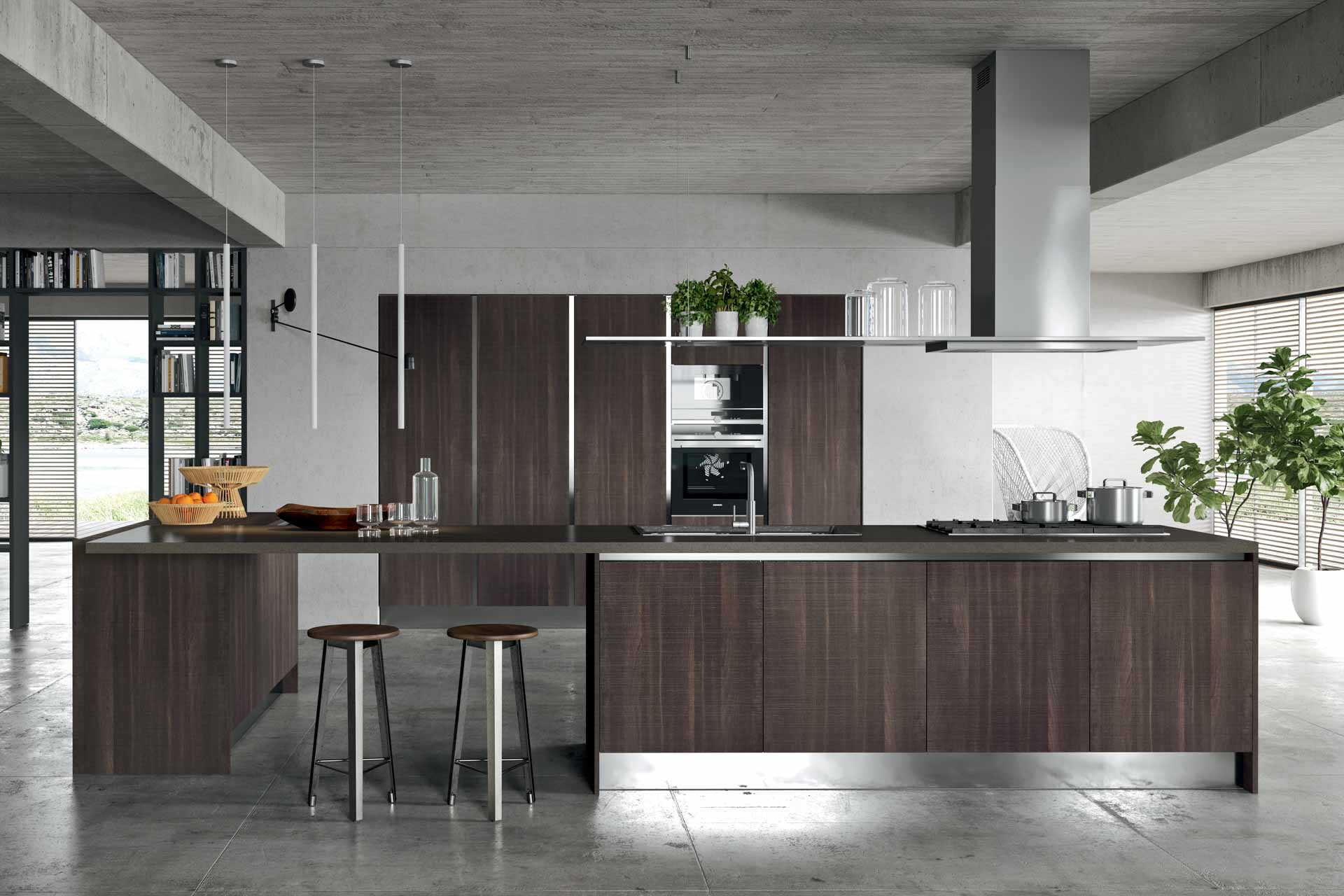 modern kitchen italian interior design