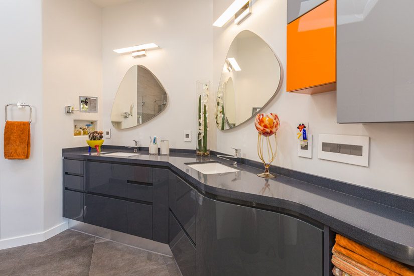 custom master bathroom vanity