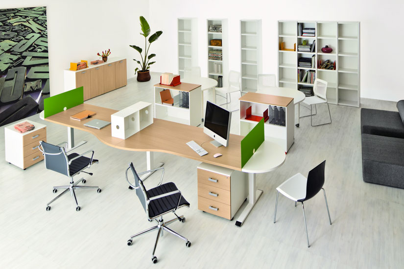 Contemporary Office Desk Essential Double | Italy