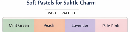 Soft Pastels Subtle Charm 